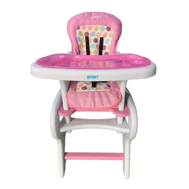 PRIORI - Silla para Comer Bebé Escritorio para Niños Priori Rosa 1023