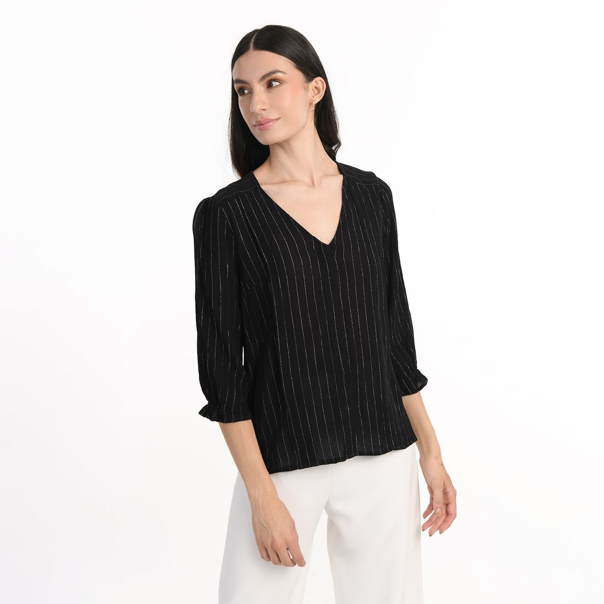 BASEMENT - Blusa para Mujer Manga 3/4 Basement