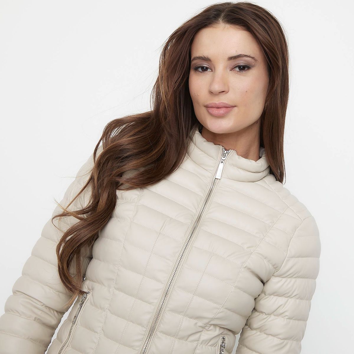 MOSSIMO - Chaqueta mujer acolchada efecto cuero Mossimo 