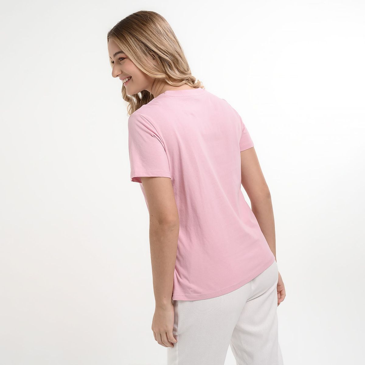 SYBILLA - Camiseta para Mujer Manga corta de Algodón Sybilla