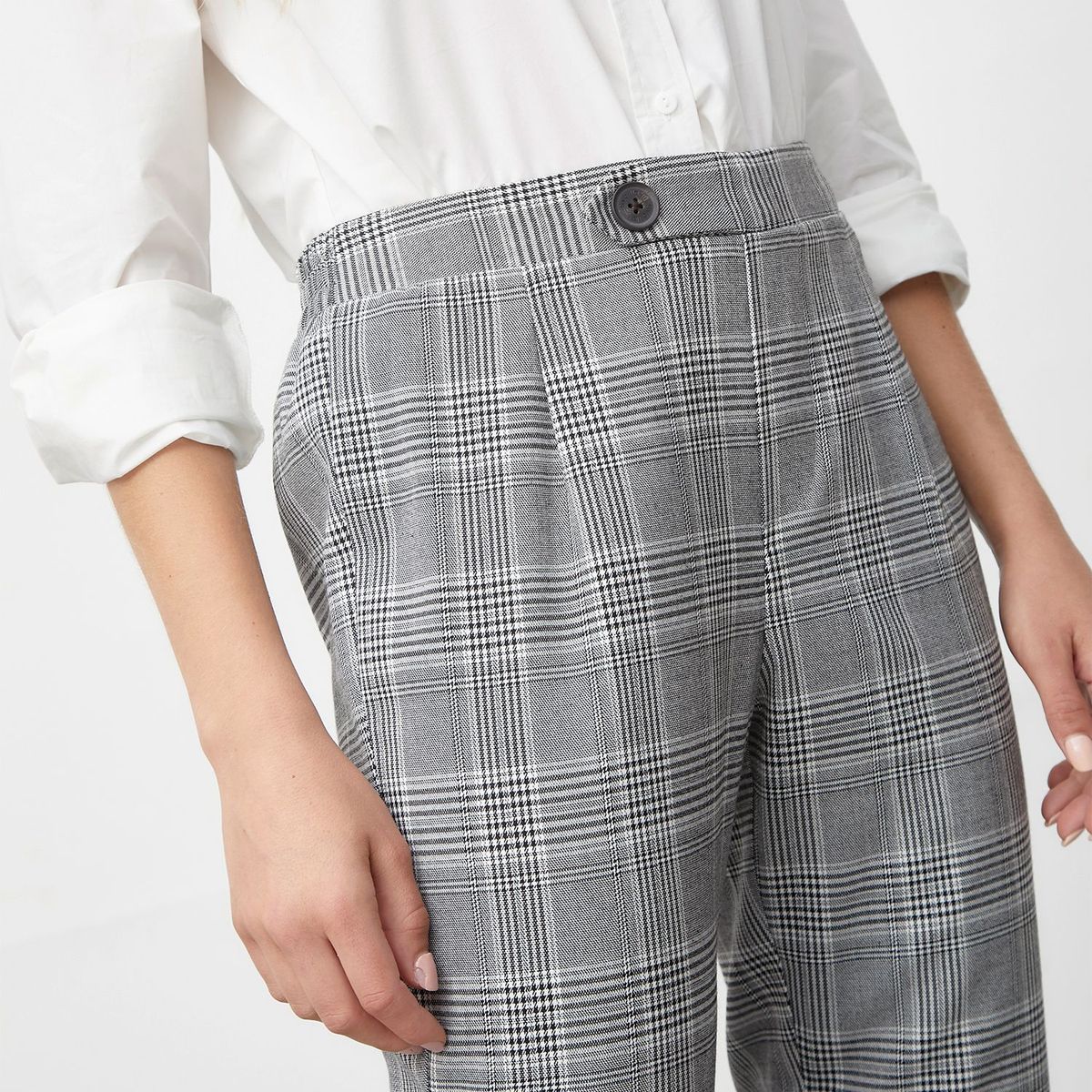 SYBILLA - Pantalón Recto Mujer Tiro alto Sybilla