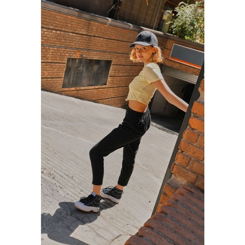 SYBILLA - Pantalón Recto Mujer Tiro alto Sybilla
