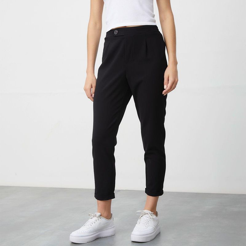 SYBILLA - Pantalón Recto Mujer Tiro alto Sybilla