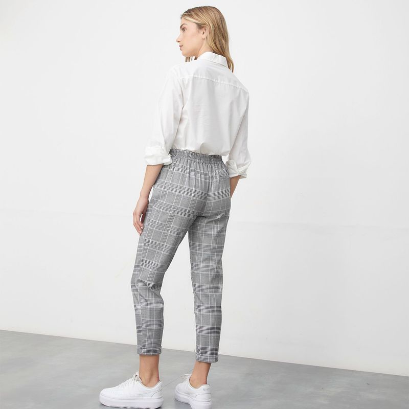 SYBILLA - Pantalón Recto Mujer Tiro alto Sybilla