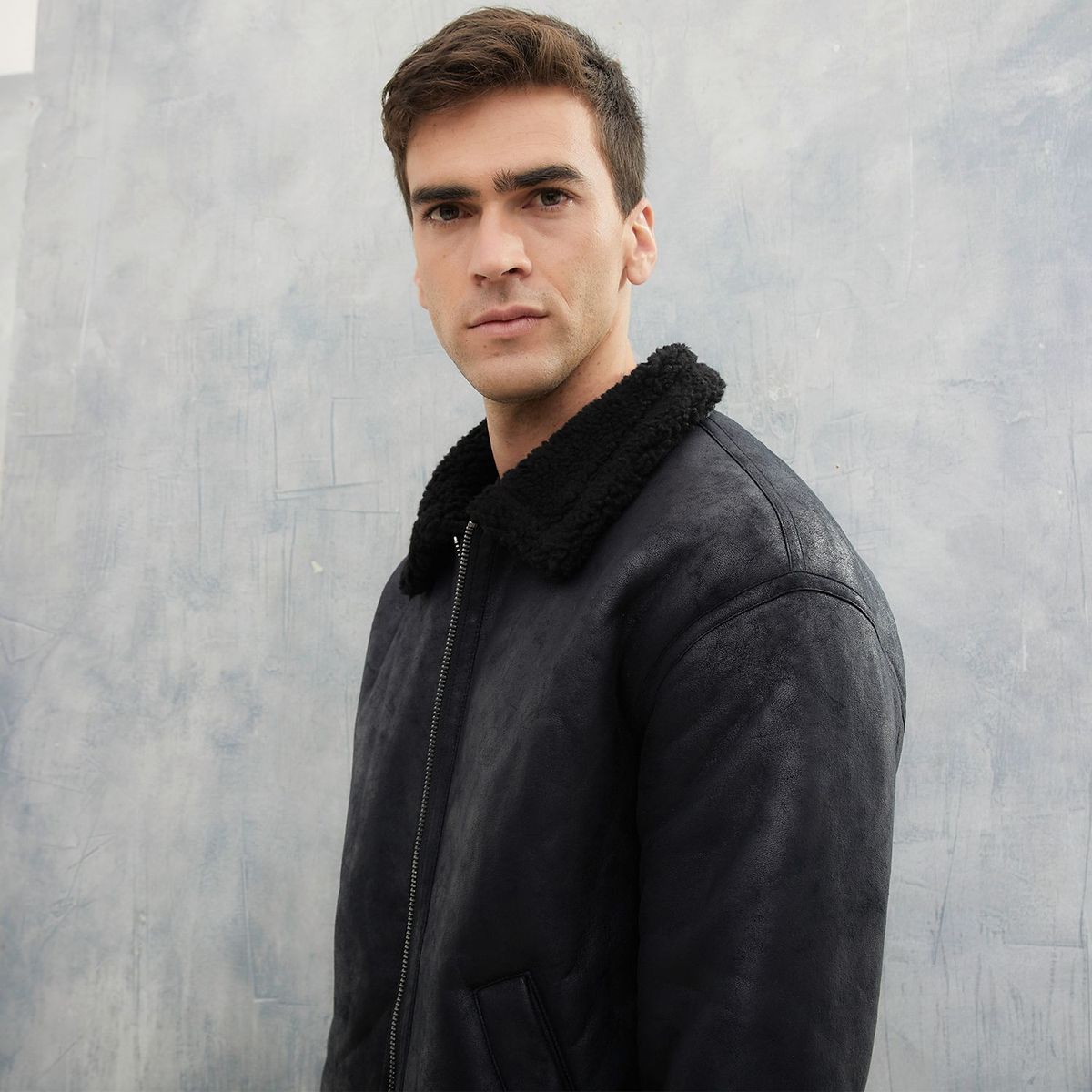 WOLF & HANK - Chaqueta para Hombre Ovejera Wolf & Hank