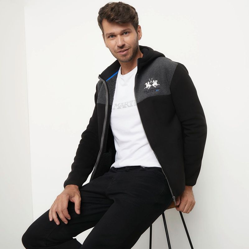 LA MARTINA - Saco Con capota para Hombre Con cremallera La Martina
