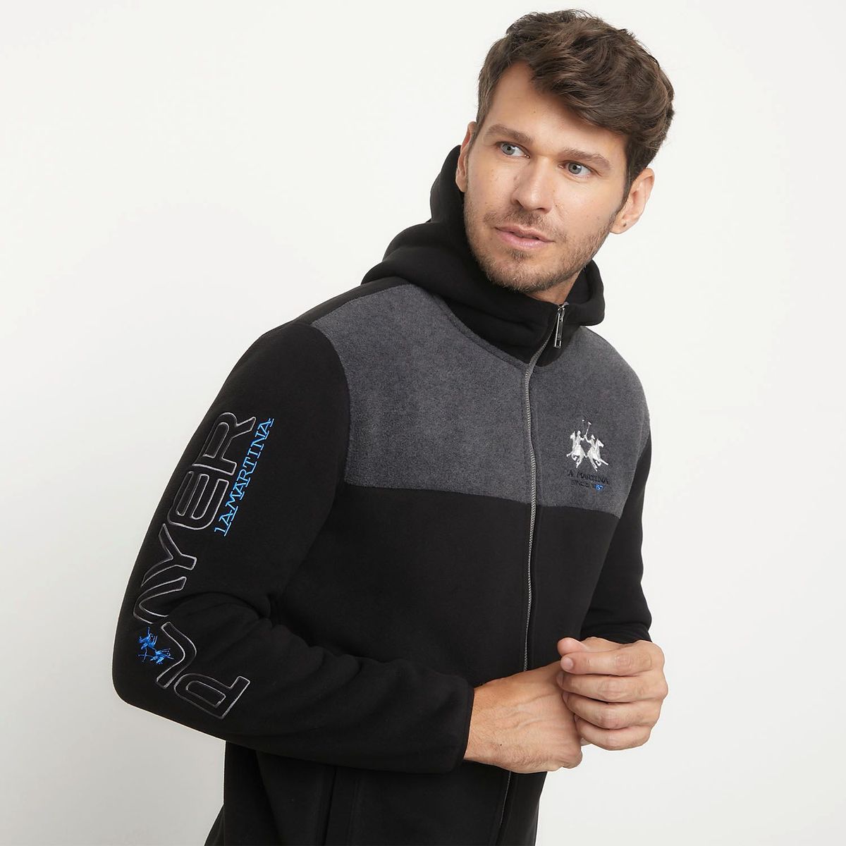 LA MARTINA - Saco Con capota para Hombre Con cremallera La Martina