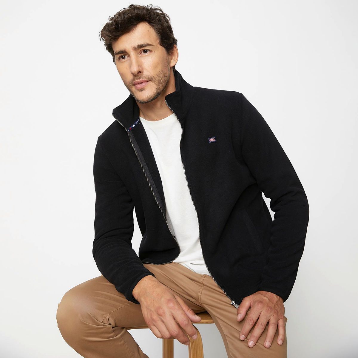 UNIVERSITY CLUB - Saco para Hombre Con cremallera University Club