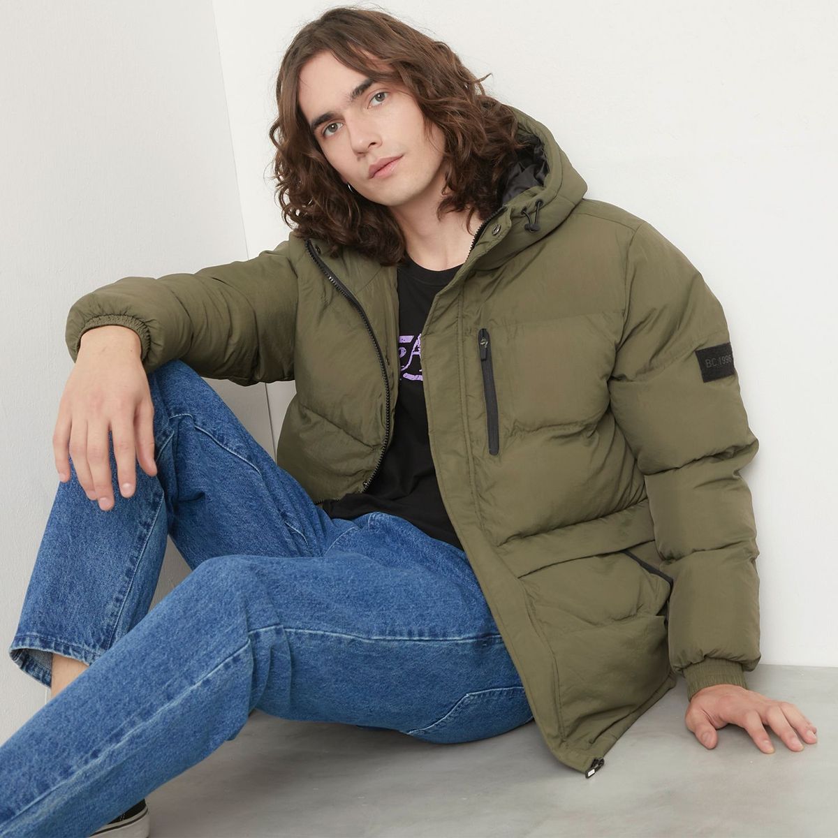 BEARCLIFF - Chaqueta acolchadas para Hombre Bearcliff