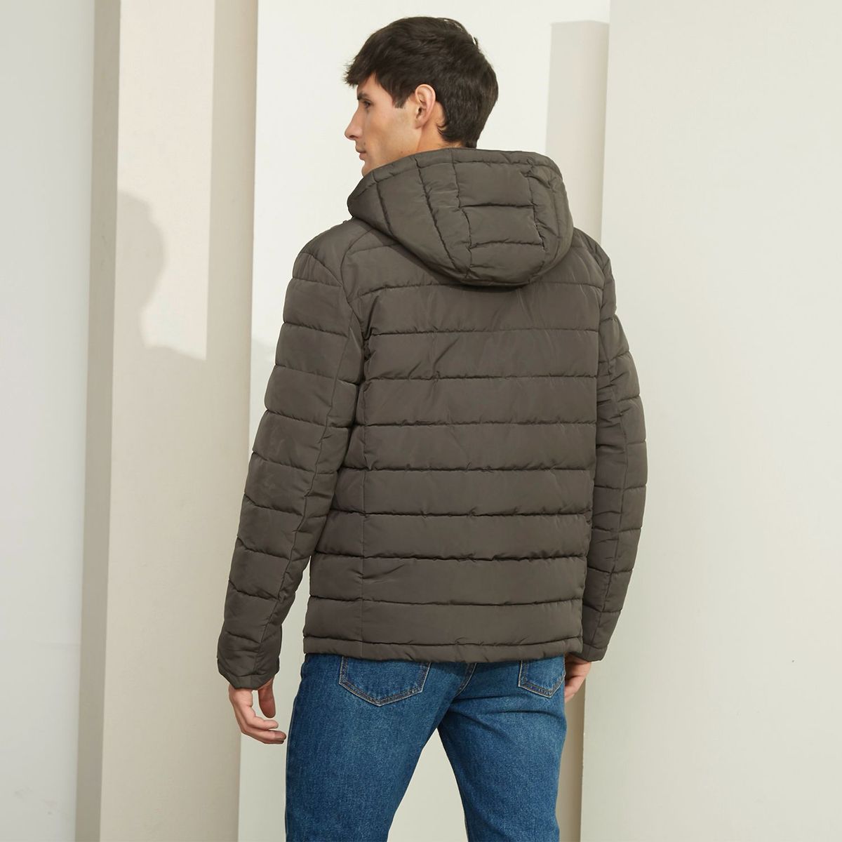 BASEMENT - Chaqueta acolchadas para Hombre Con capota Basement