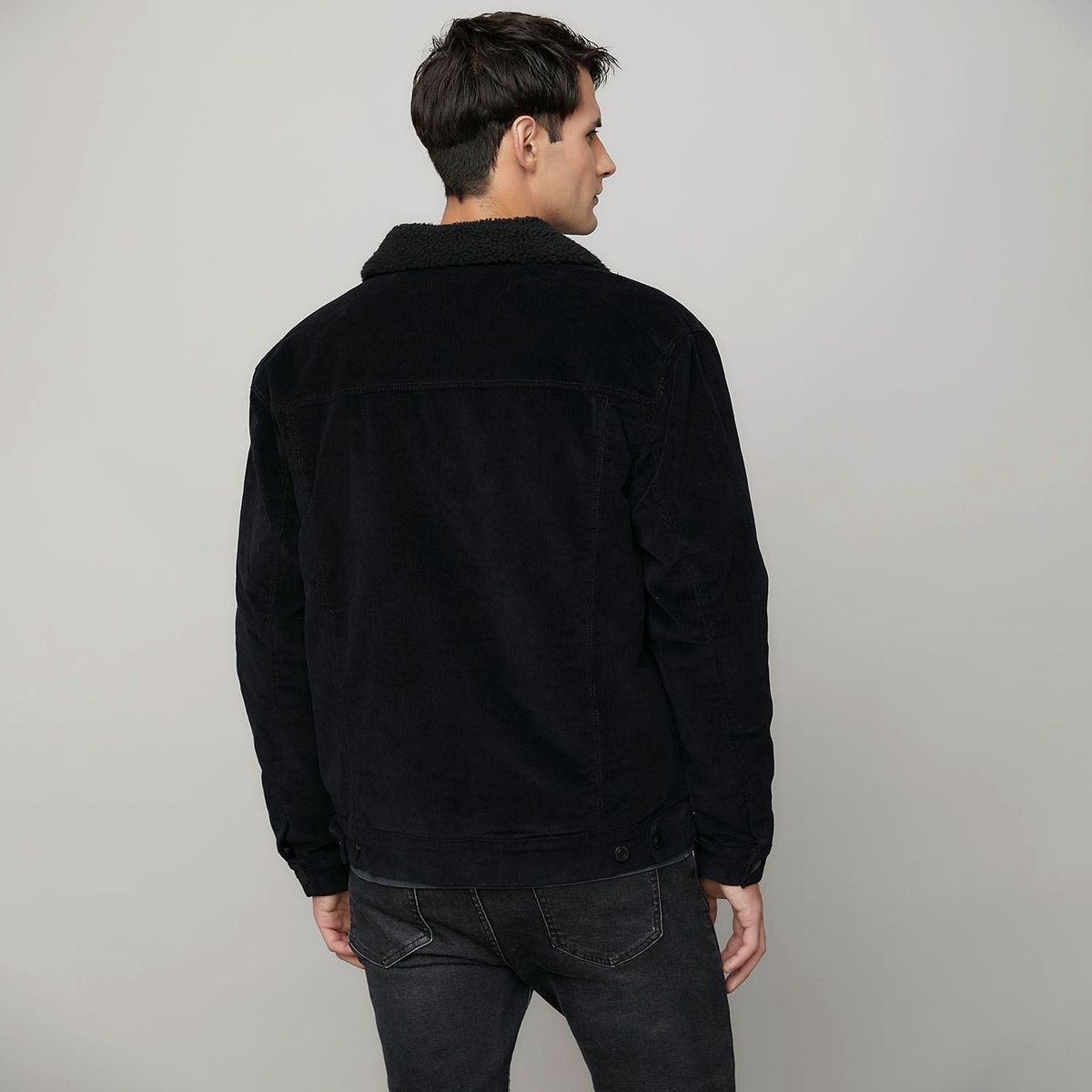 BASEMENT - Chaqueta para Hombre Ovejera de Algodón Basement