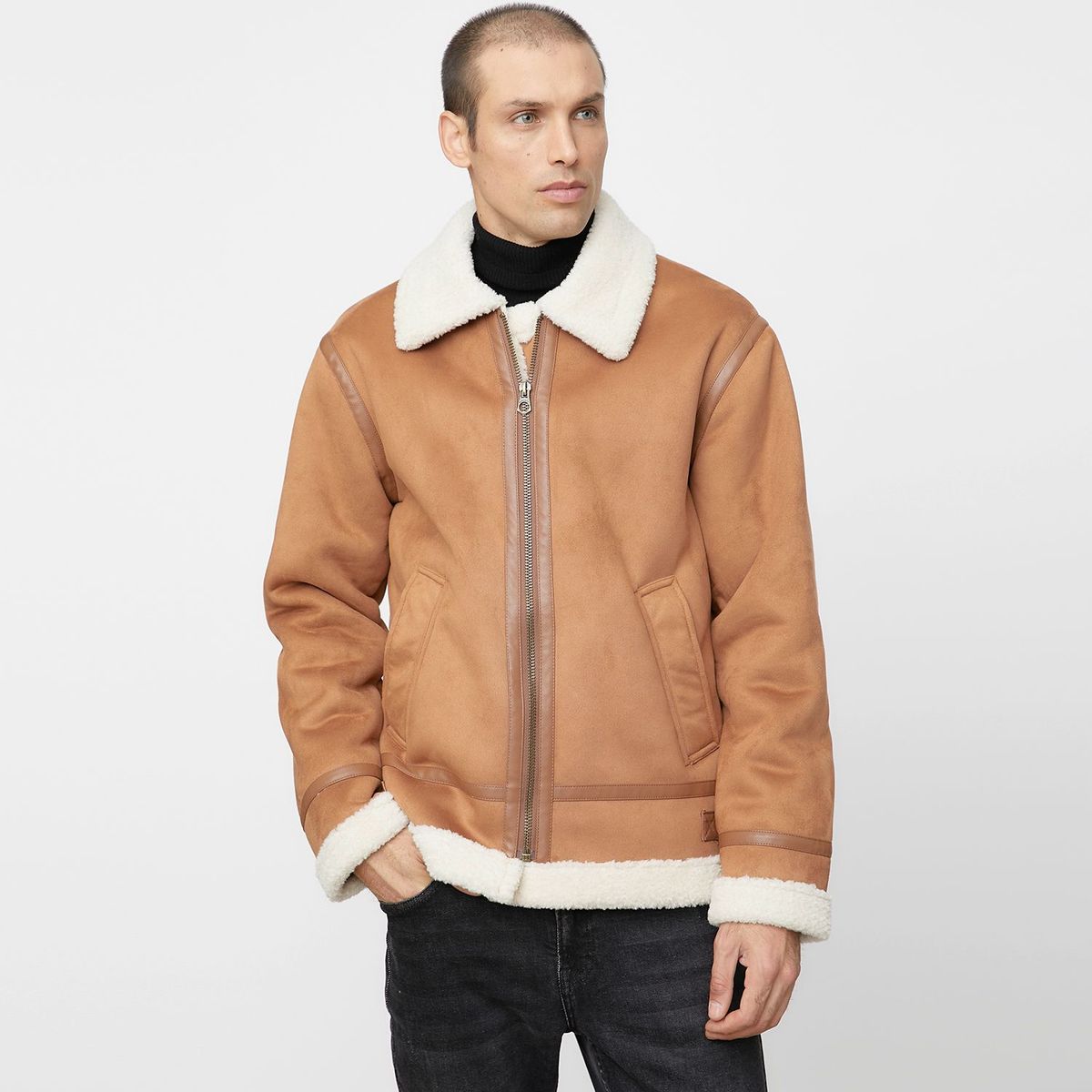 BASEMENT - Chaqueta para Hombre Ovejera Basement