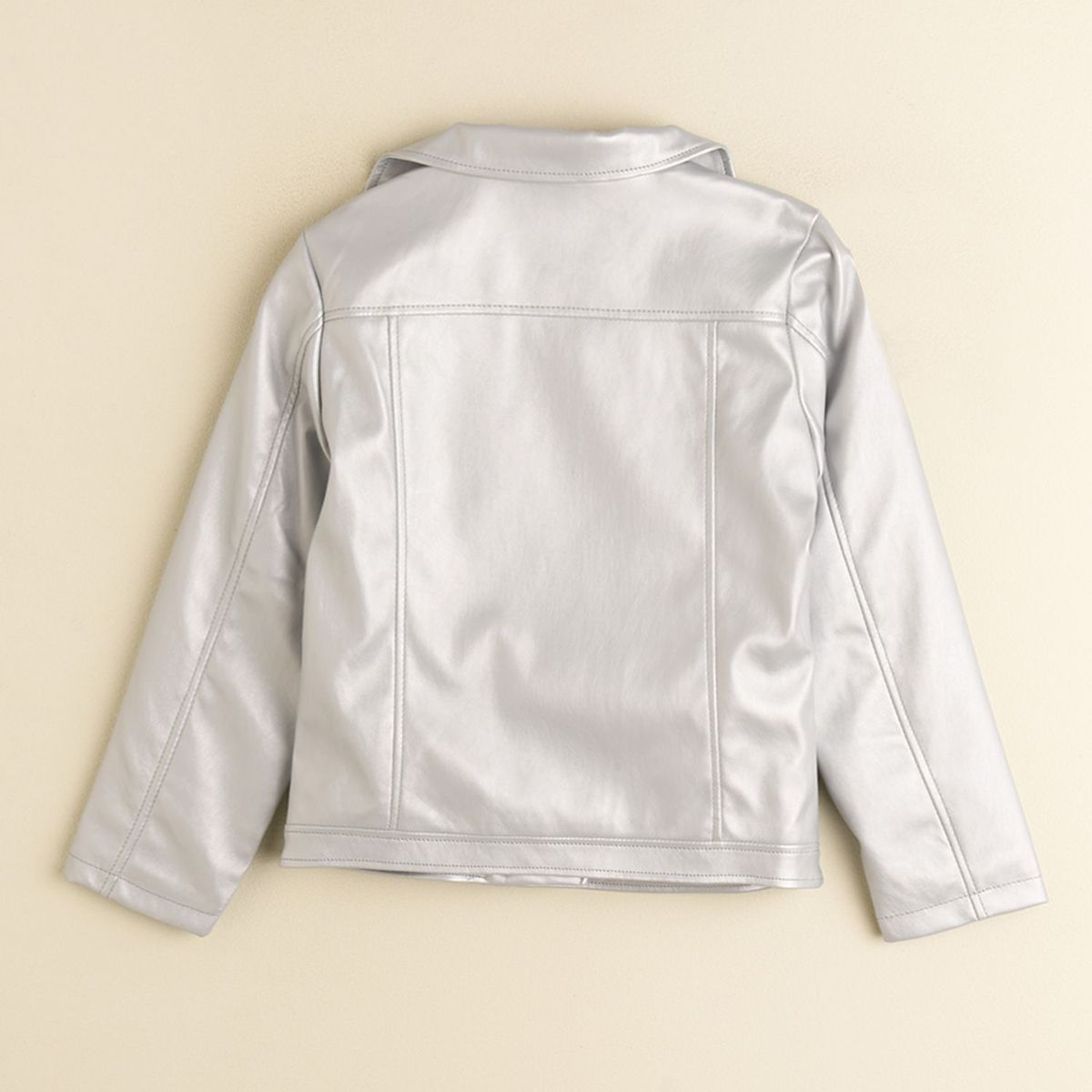 BARBIE - Chaqueta Efecto cuero manga larga para Niña BARBIE