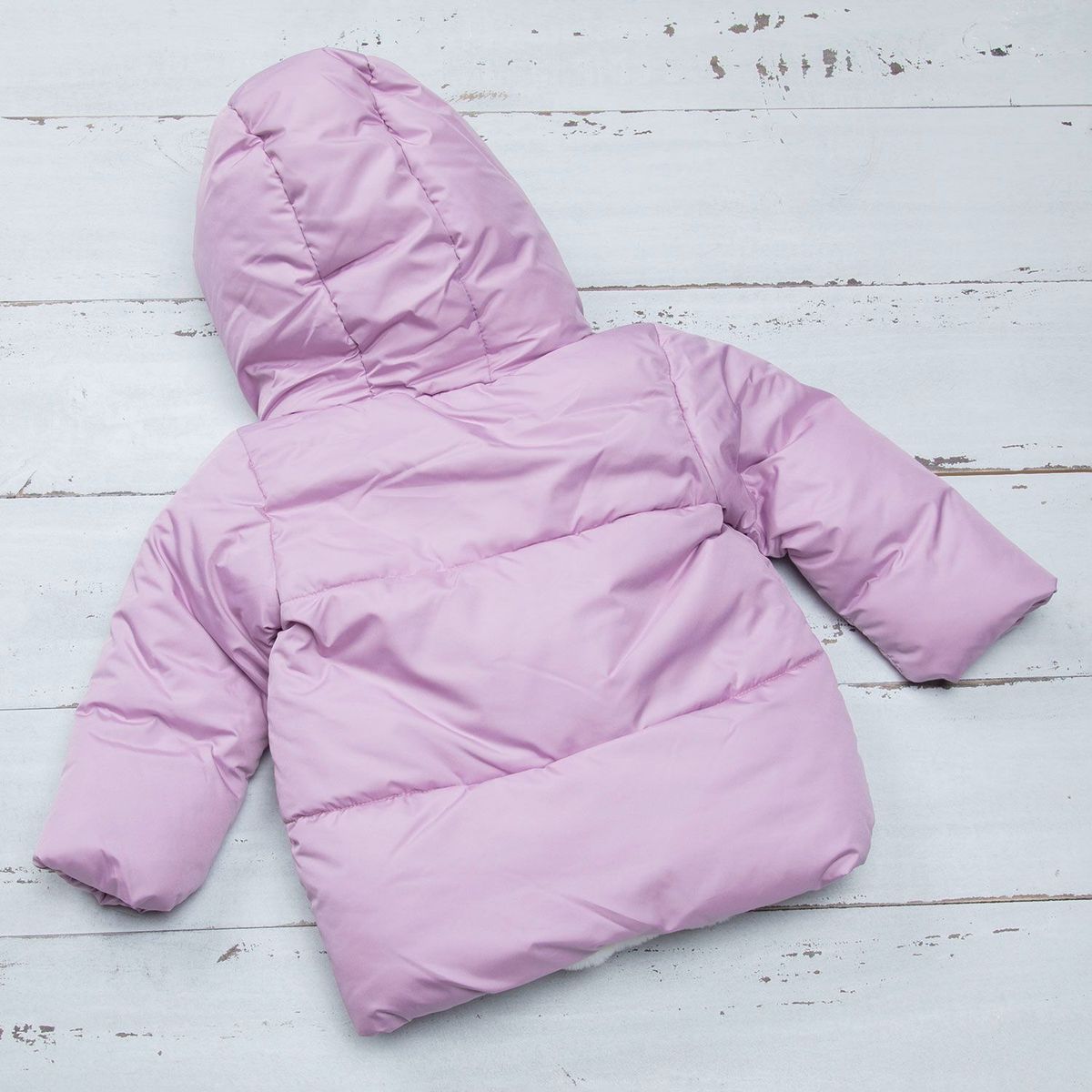 YAMP - Chaqueta acolchada estampada con capucha para Bebe niña YAMP