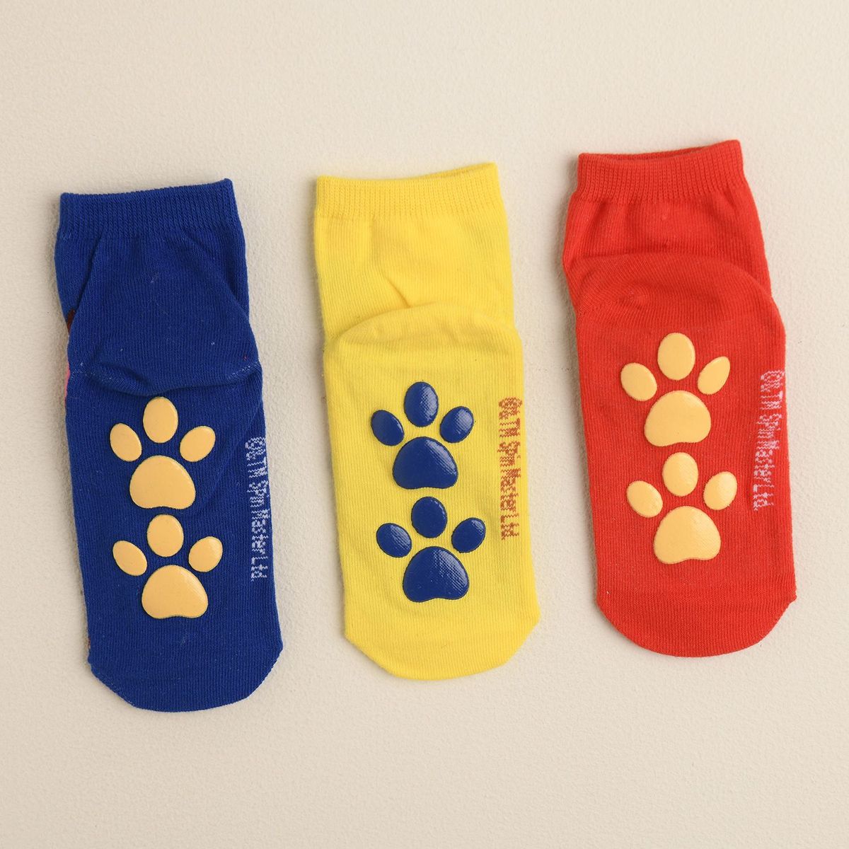 PAW PATROL - Pack de 3 pares de Medias antideslizantes Niño Paw Patrol 