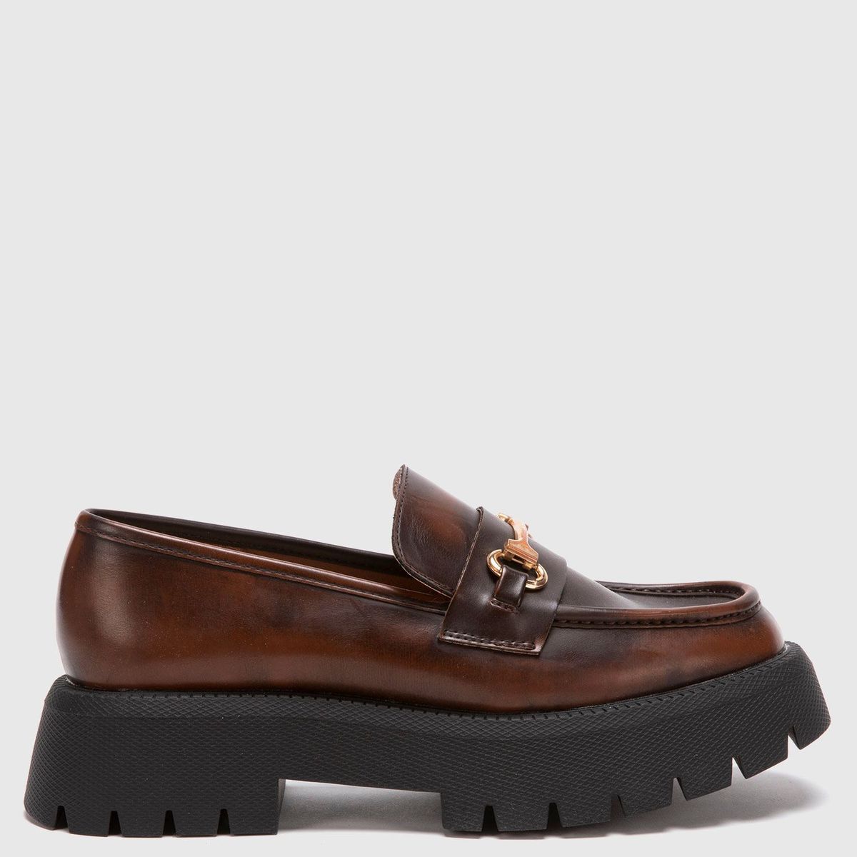 BASEMENT - Mocasines para Mujer Cafes Techunk Basement