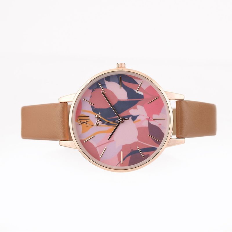 SYBILLA - Reloj análogo Sybilla para mujer Camel