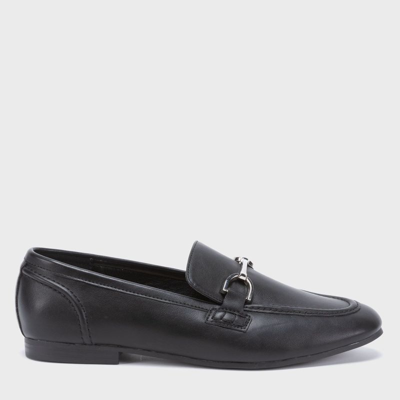 BASEMENT - Mocasines para Mujer Negros Ancymoc Basement