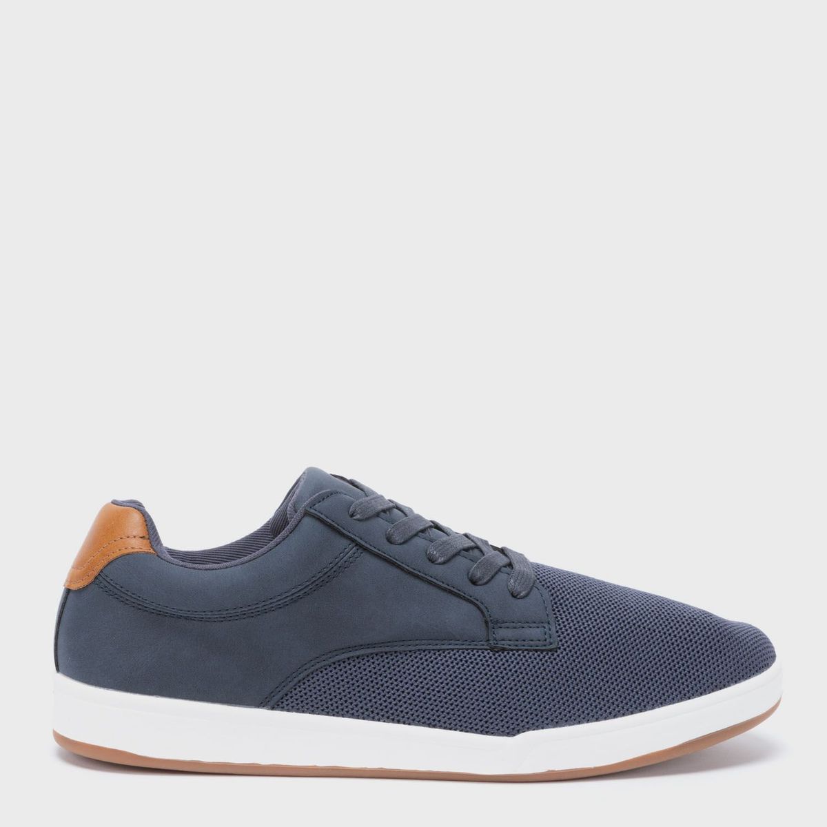 BASEMENT - Tenis Basement para Hombre Moda Semi formal Azules Solkyn