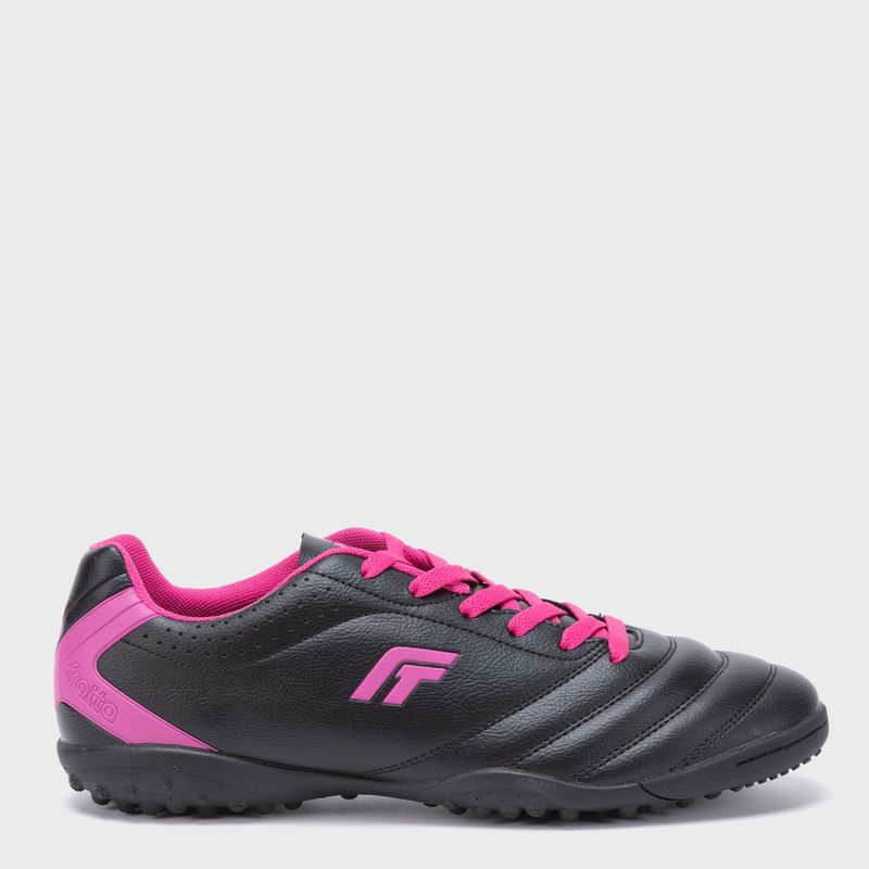 FRATTA - Guayos Fratta Para Cancha Sintética - Zapatilla De Fútbol Con Suela De Torretines, Color Negro De Hombre Con Cordones