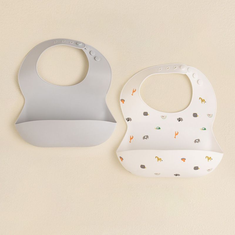 YAMP - Babero de silicona Pack de 2 Yamp