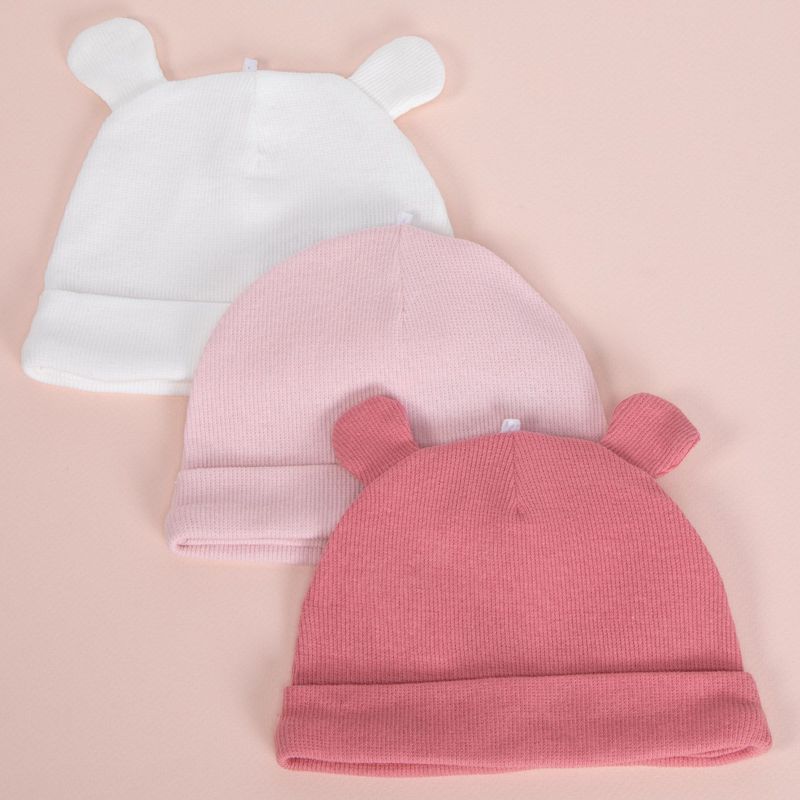 YAMP - Pack de 3 Gorros para Bebé niña Yamp