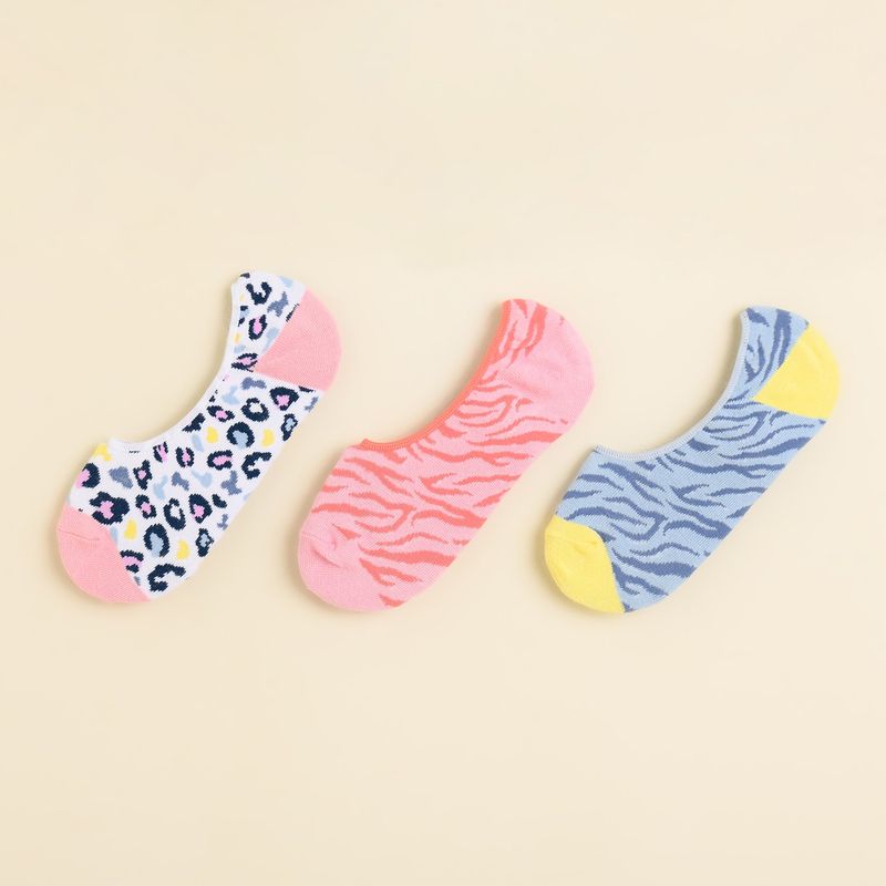 ELV - Pack de 3 pares de Medias para Niña en Algodón ELV