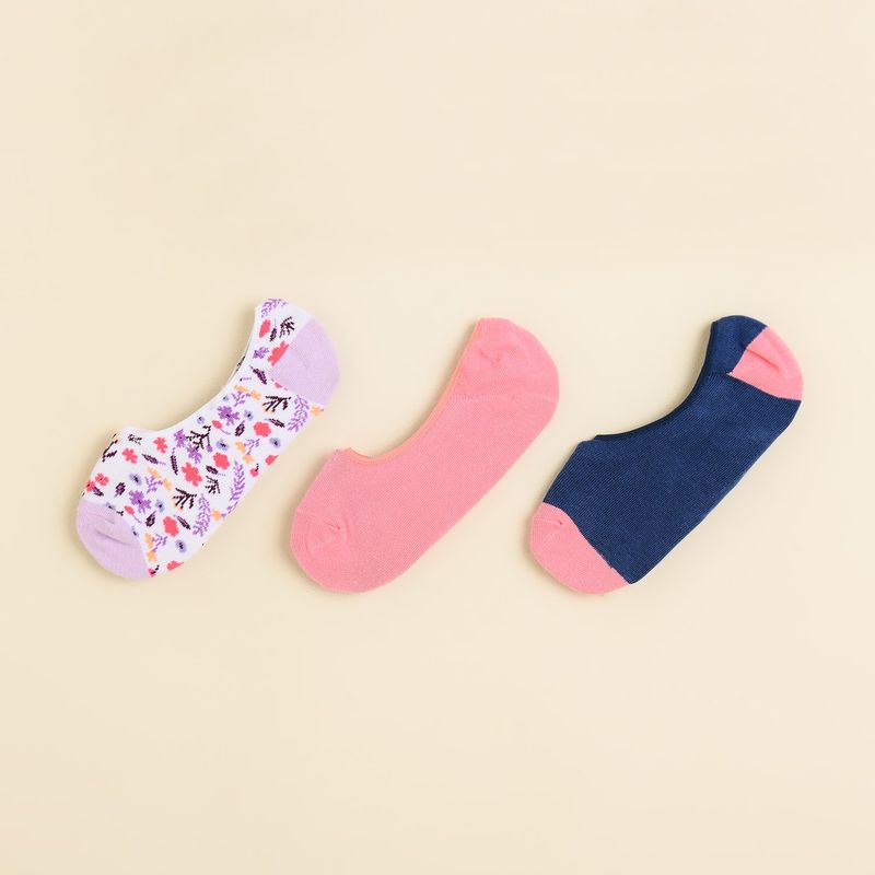 ELV - Pack de 3 pares de Medias para Niña en Algodón ELV