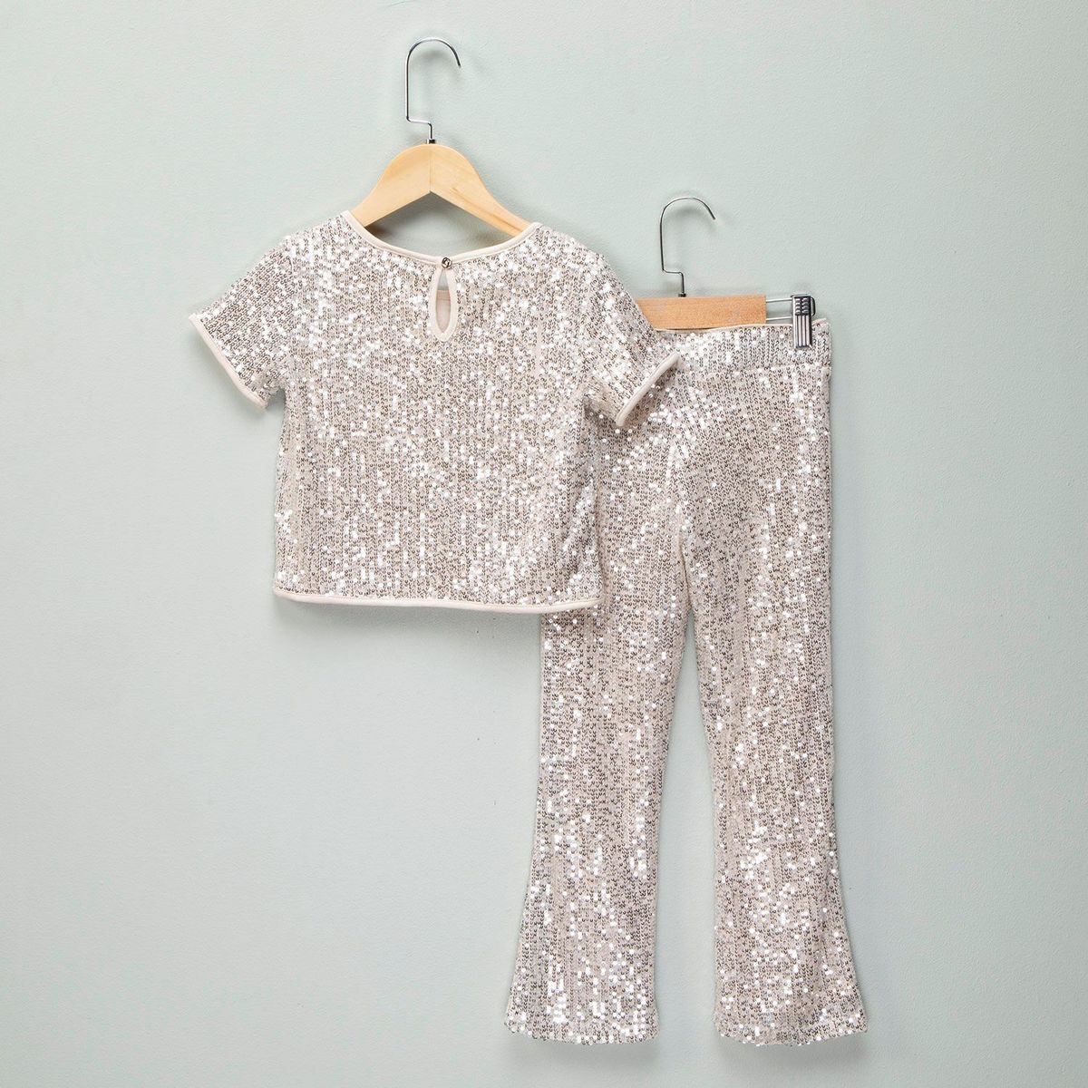 BARBIE - Conjunto de 2 piezas de lentejuelas para niña Barbie