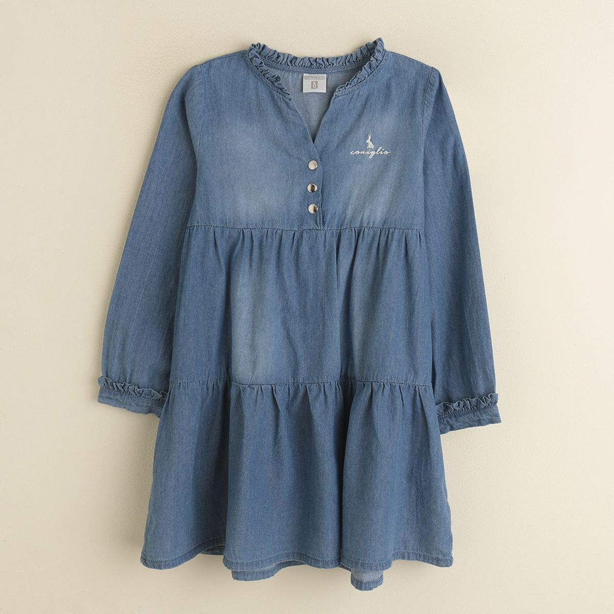 CONIGLIO - Vestido de Jean  para Niña Coniglio