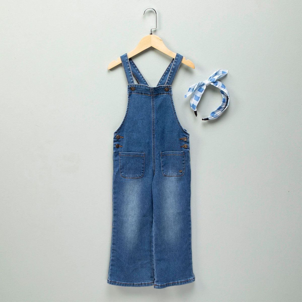 YAMP - Overol de Jean Con accesorio para Niña YAMP