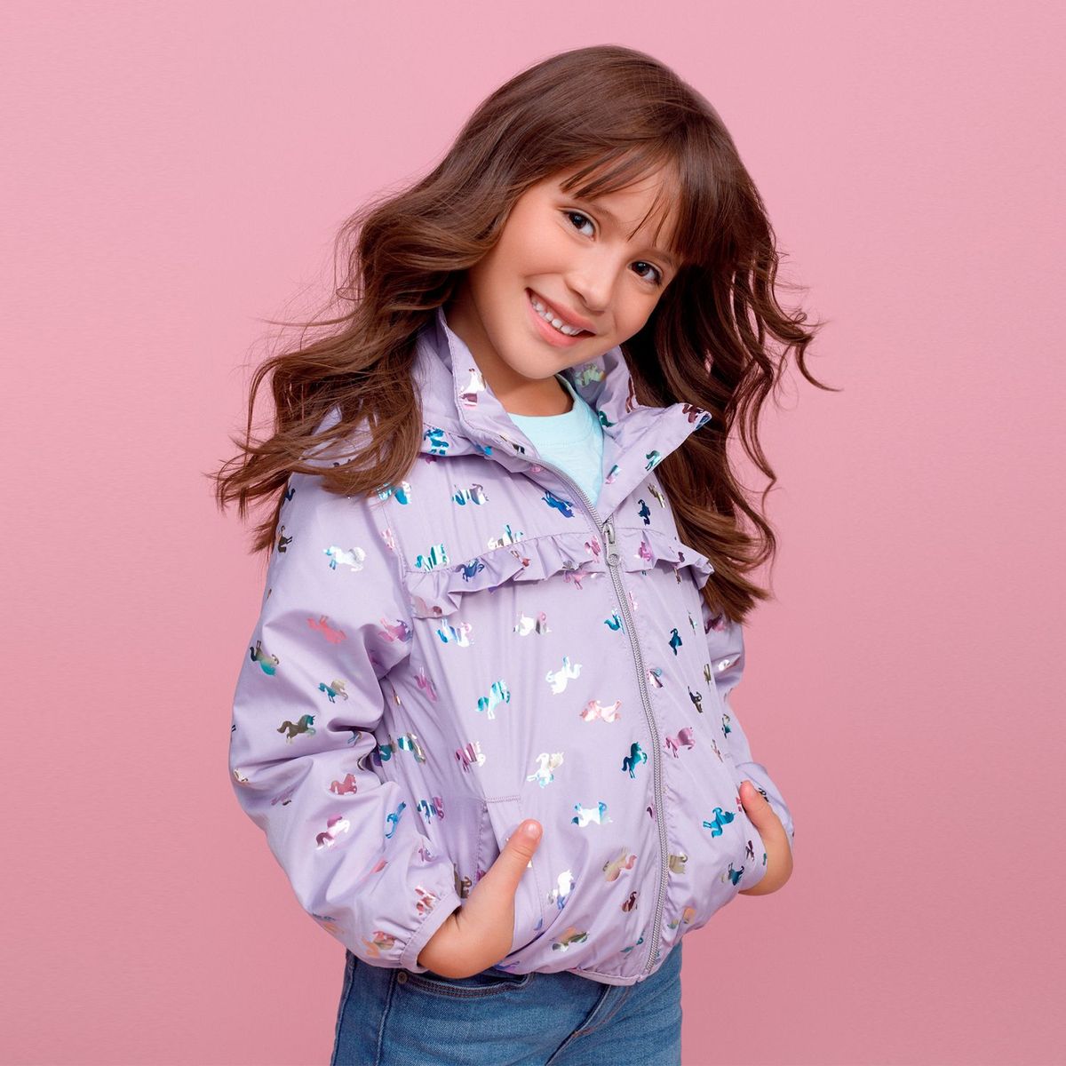 YAMP - Chaqueta cortaviento para niña Yamp