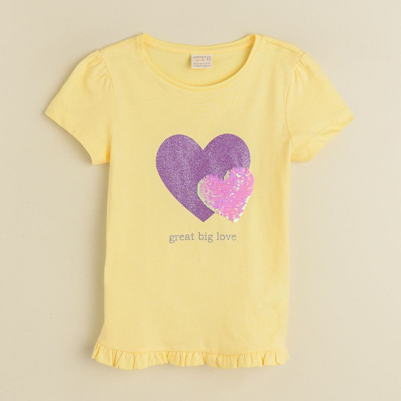  - Camiseta con lentejuelas reversibles  para Niña YAMP