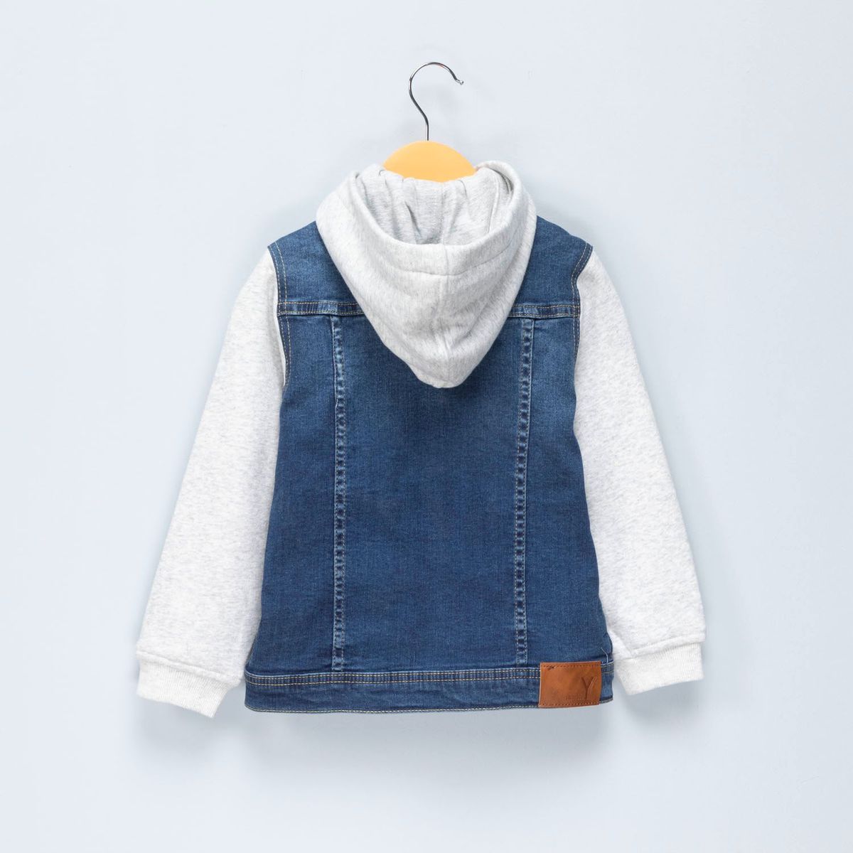 YAMP - Chaqueta de Jean con capucha manga larga para Niño YAMP