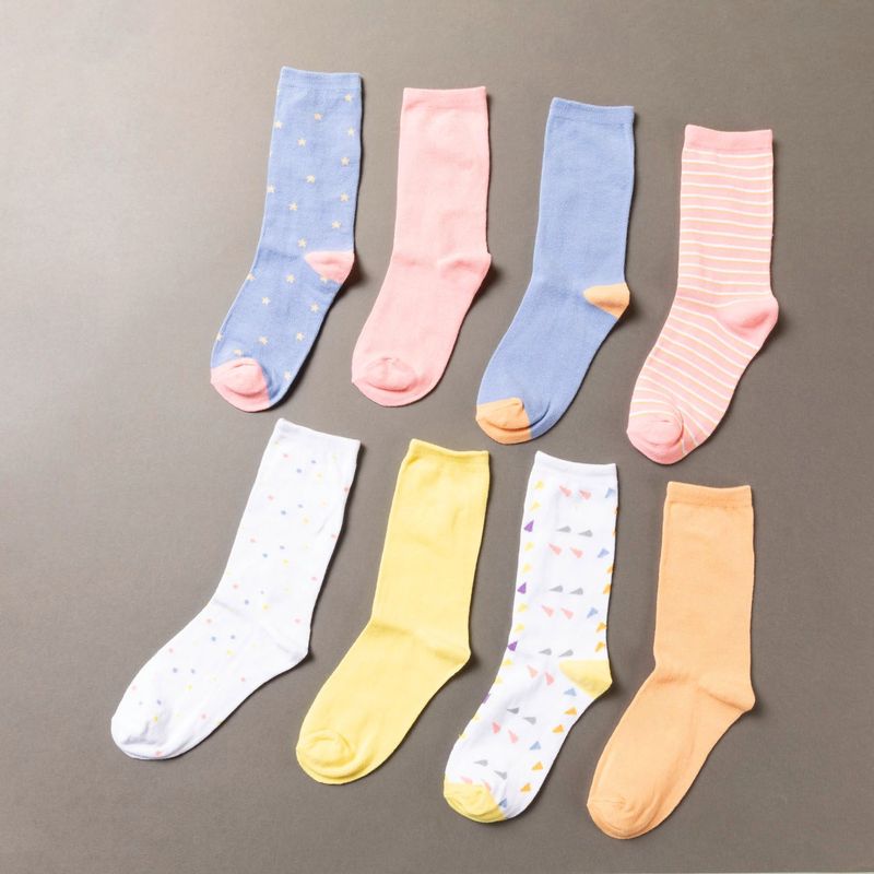 ELV - Pack de 8 pares de Medias para Niña ELV