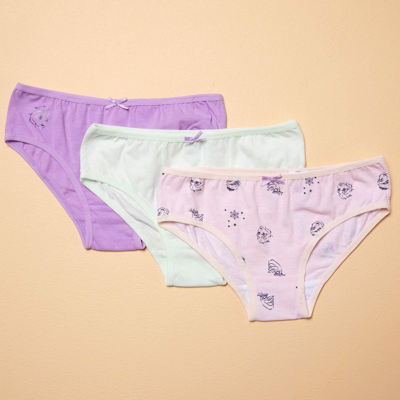 DISNEY - Pack de 3 Panties para niña Frozen