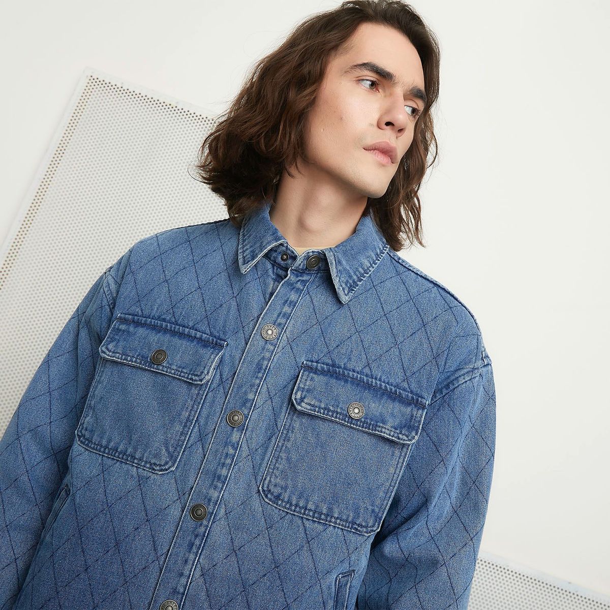 DENIMLAB - Chaqueta de jean para Hombre de Algodón Denimlab