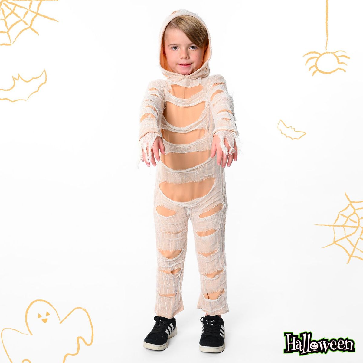 YAMP - Disfraz de Momia para niño/a Yamp - Disfraz Momia