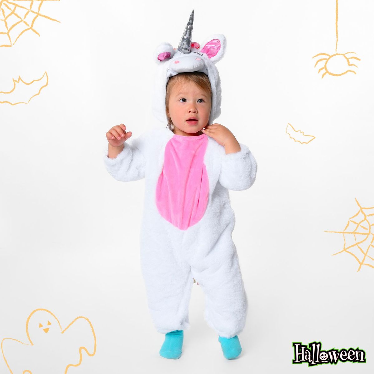 YAMP - Disfraz de Unicornio para bebé Yamp - Disfraz Unicornio 