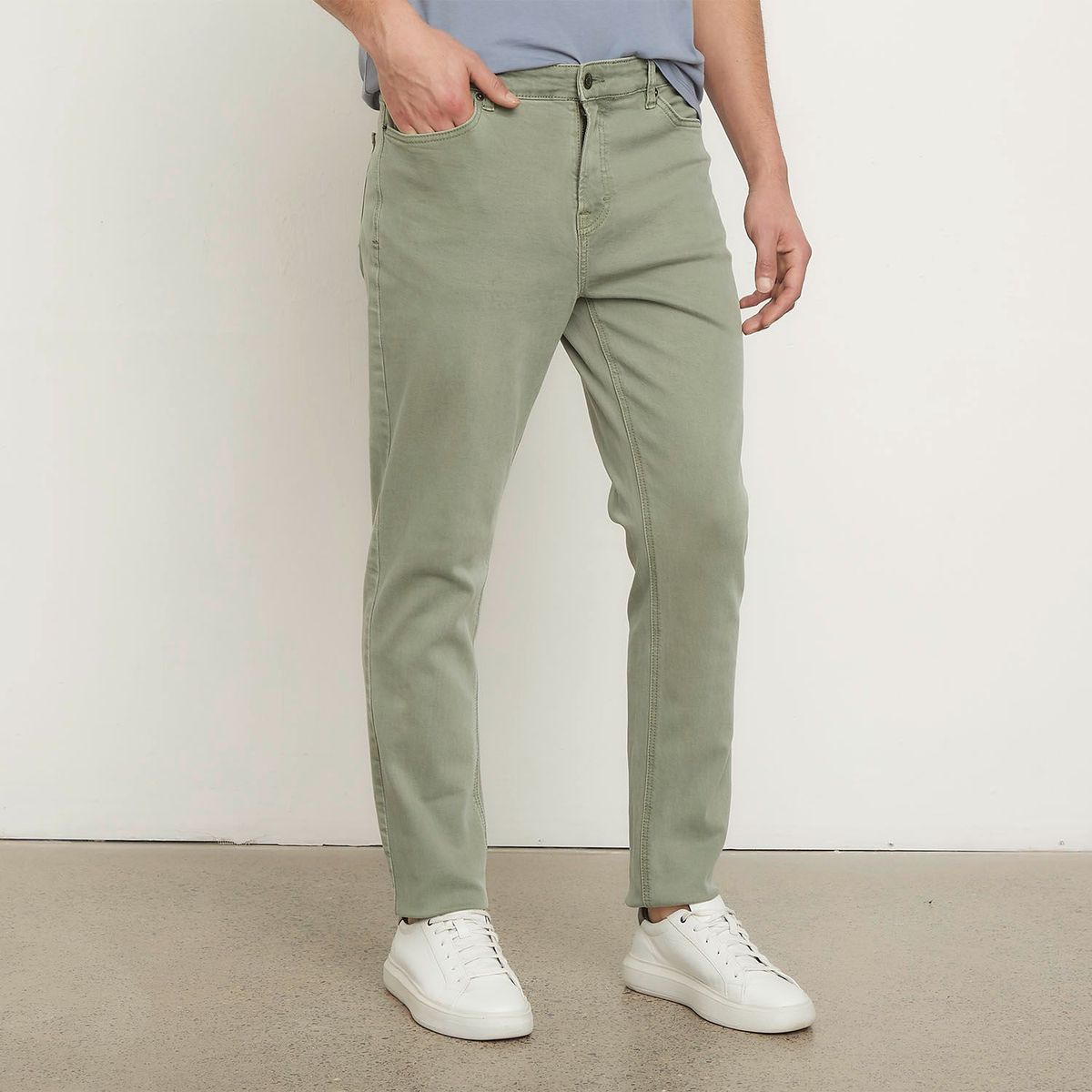 BASEMENT - Jean 5 Bolsillos para Hombre Slim Basement