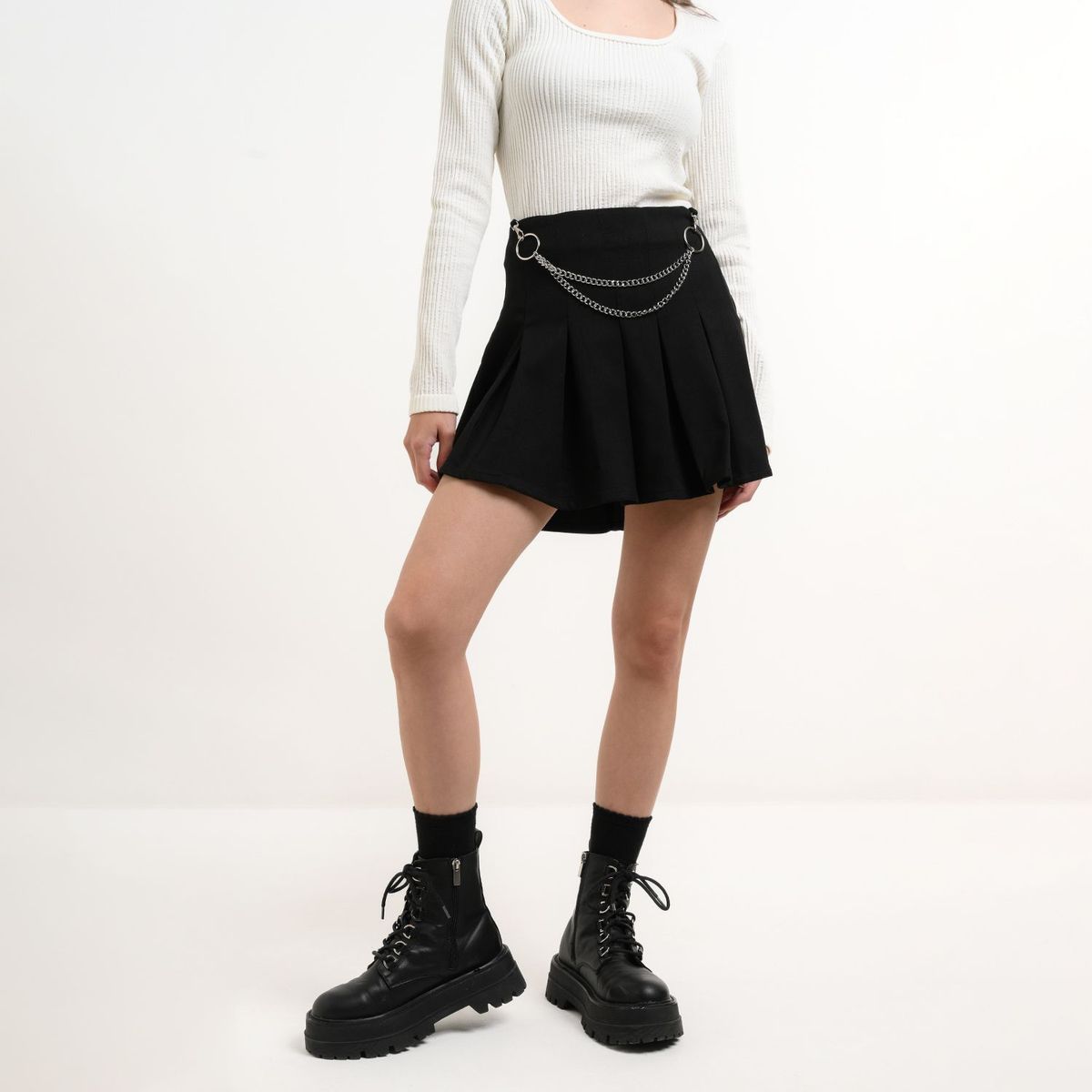 SYBILLA - Falda Mini para Mujer Cadena Sybilla