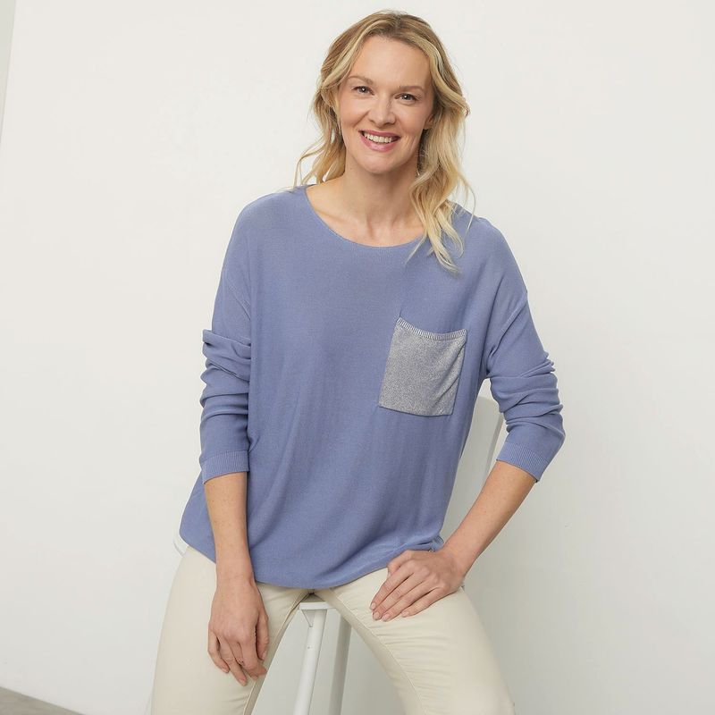 NEWPORT - Saco Mujer de Rayas Newport