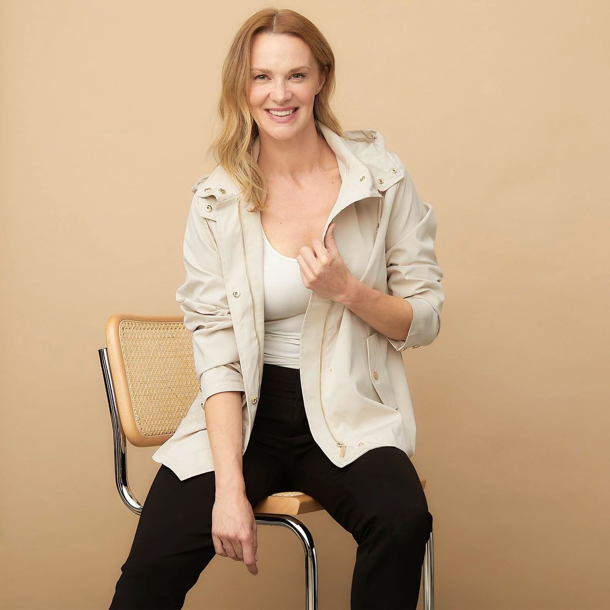 SOUTHLAND - Chaqueta Con capota para Mujer Con cremallera y broche Southland