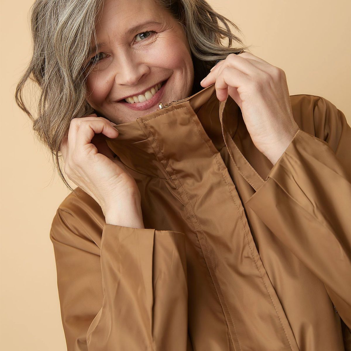 SOUTHLAND - Chaqueta para Mujer Animal print Con capota Southland