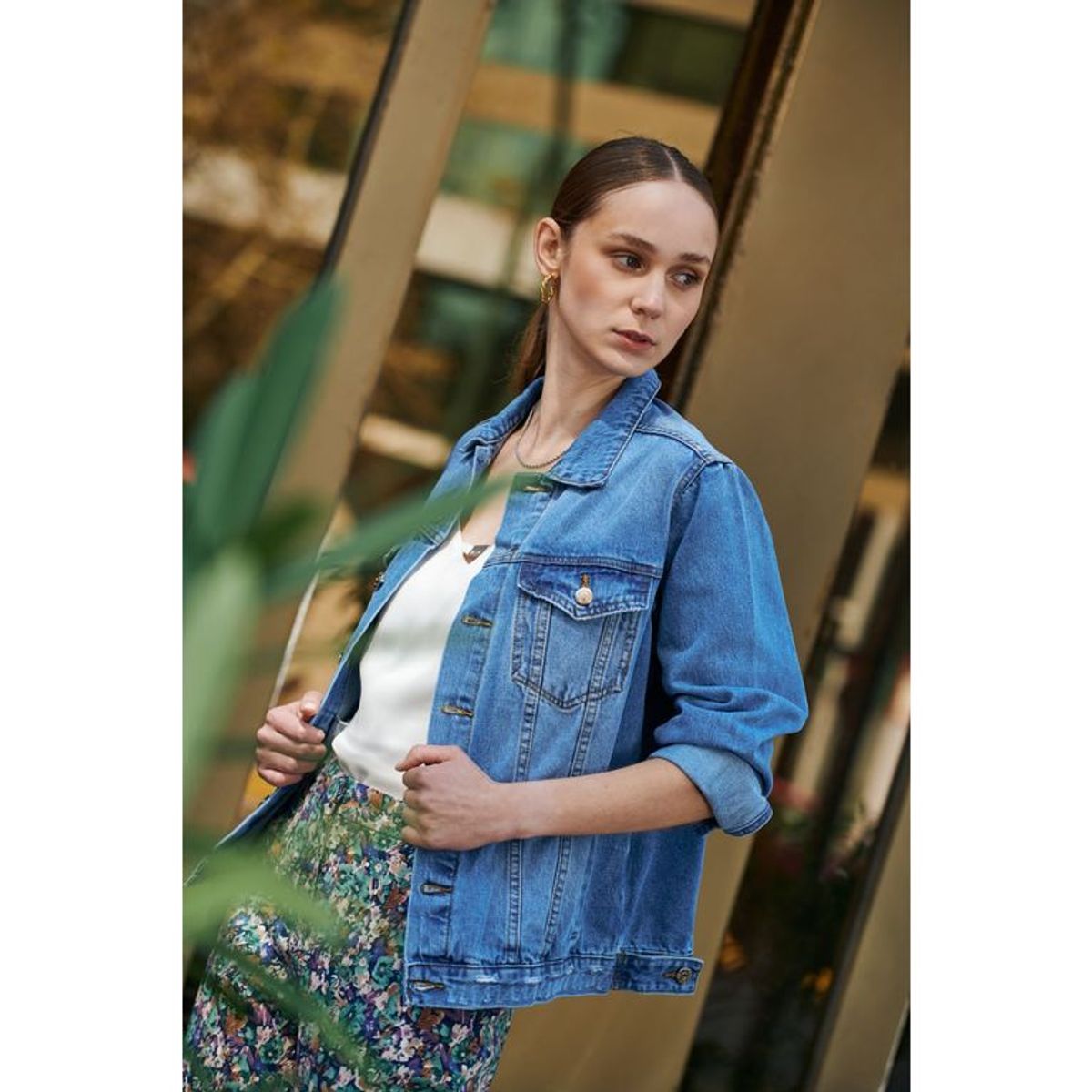 UNIVERSITY CLUB - Chaqueta de jean Mujer de Algodón University Club