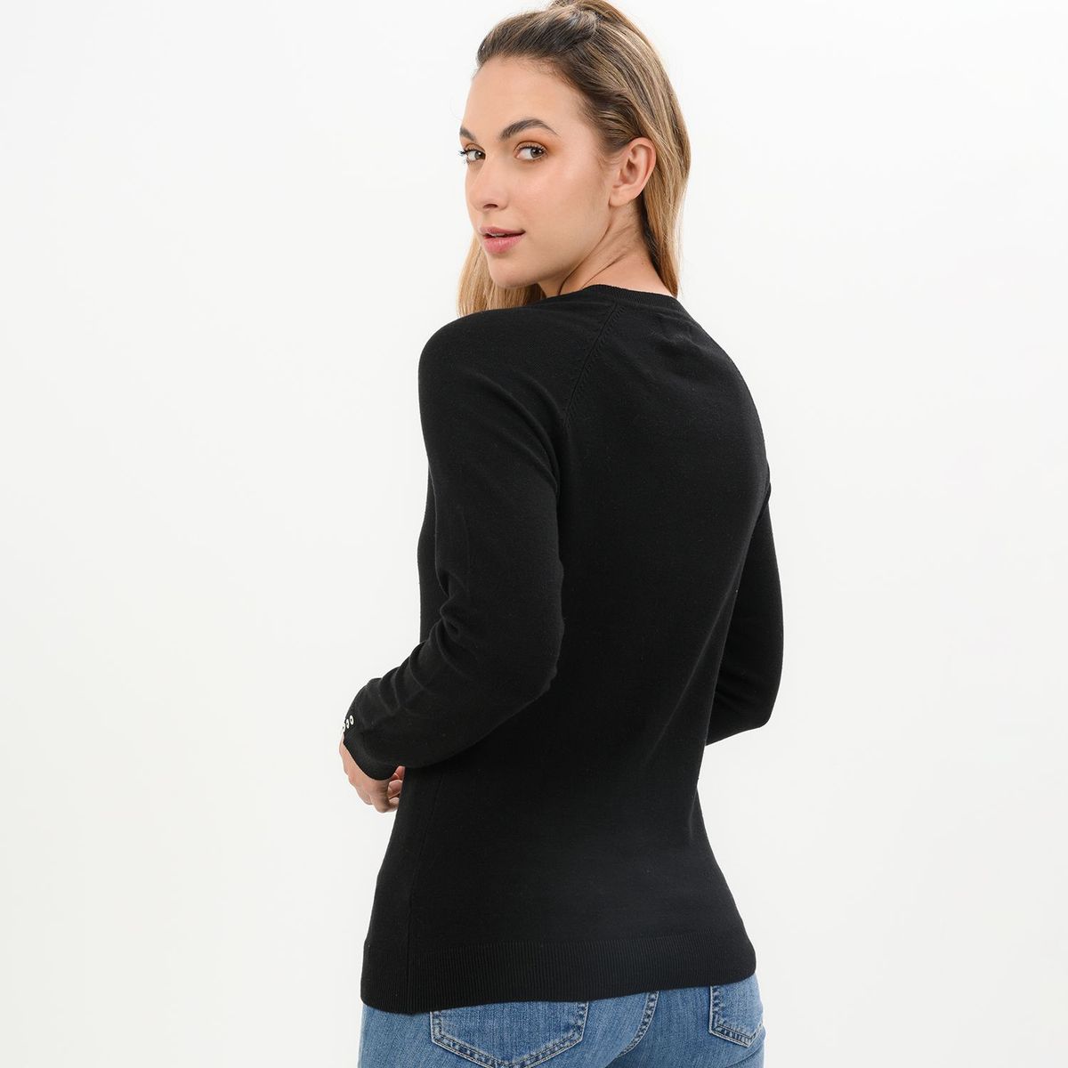 UNIVERSITY CLUB - Saco para Mujer de Algodón Ajustado University Club