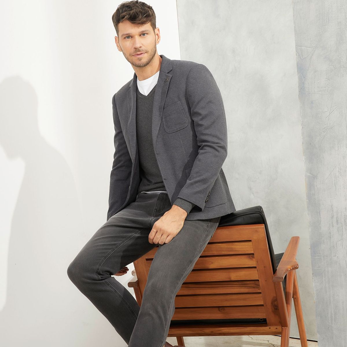 WOLF & HANK - Blazer Hombre Wolf & Hank
