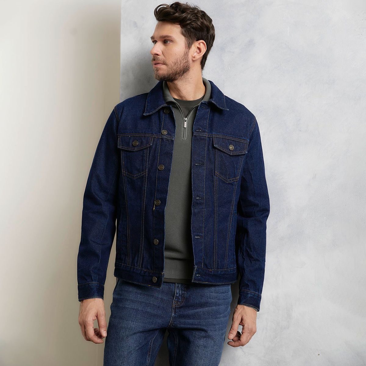 WOLF & HANK - Chaqueta Hombre de Algodón Wolf & Hank