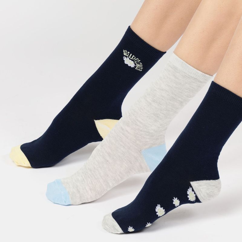 SYBILLA - Medias para Mujer Cortas Pack de 3 Sybilla