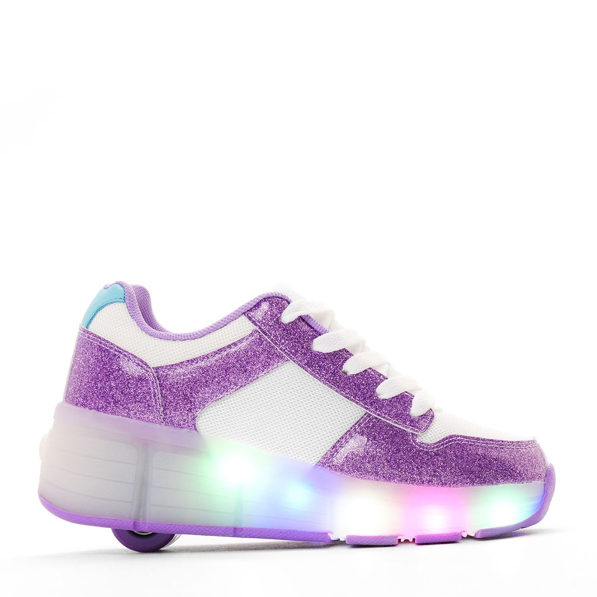 YAMP - Tenis Patín con luces Yamp Sp Roli Niña . Tenis con luces para niña . Tenis con ruedas